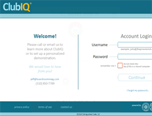Tablet Screenshot of clubiq.com